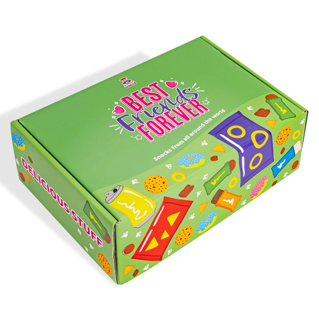 Snack Box “Best Friends Forever”, scatola a sorpresa da 20 snack dolci, salati e bevande per la migliore amica - Image 2