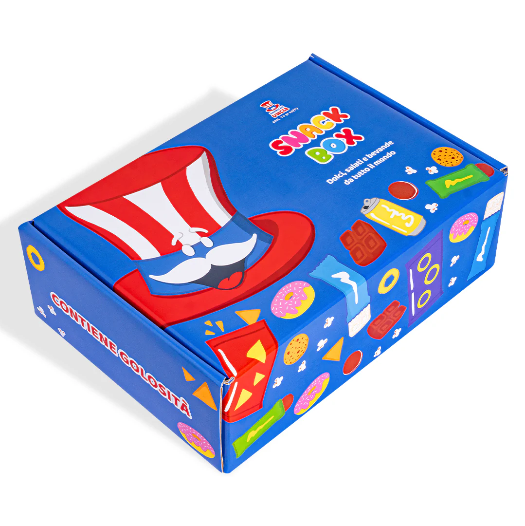 Snack box “Cool to be Happy”, scatola a sorpresa da 20 snack dolci, salati e bevande - Image 2
