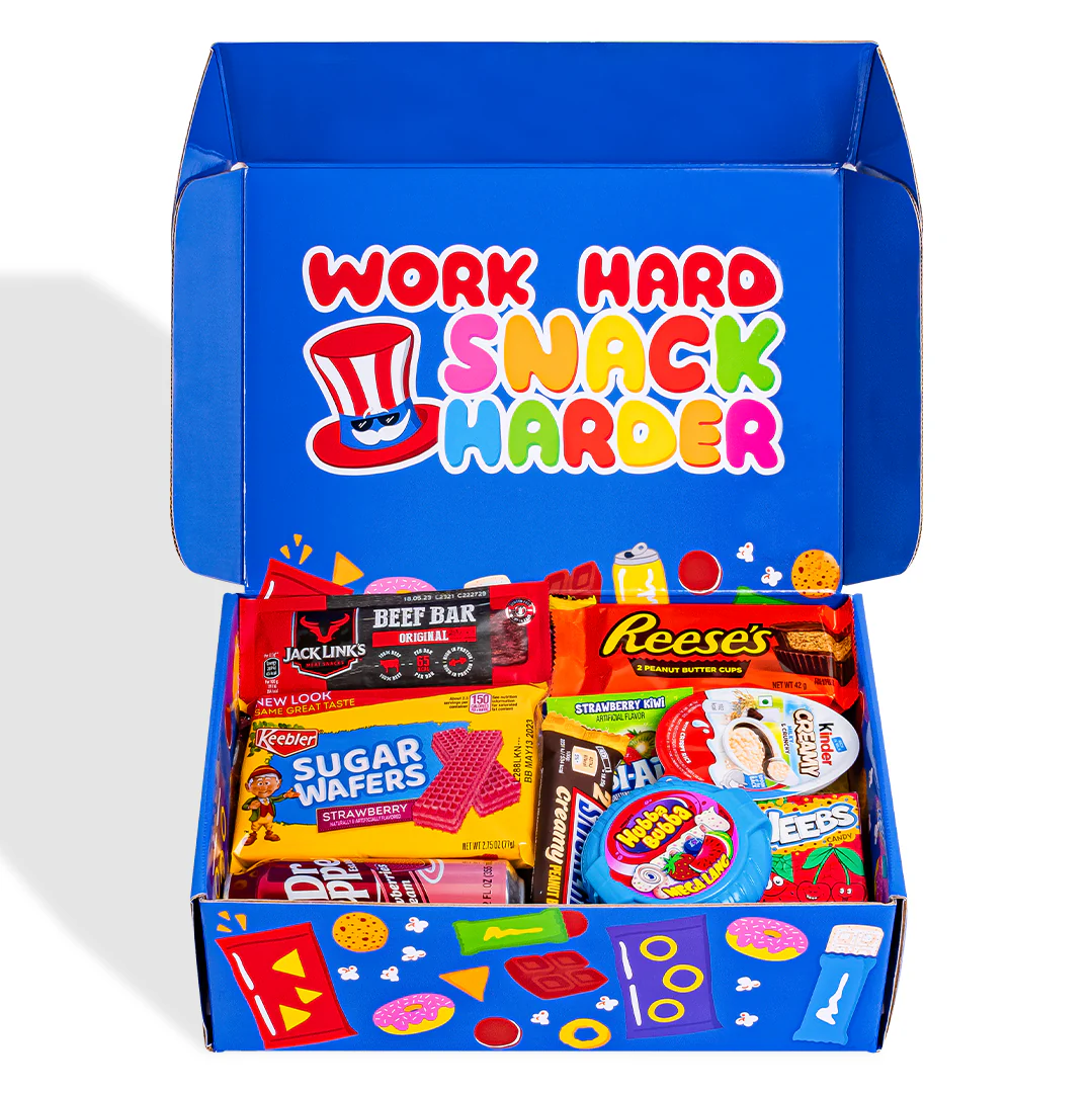 Snack box “Cool to be Happy”, scatola a sorpresa da 20 snack dolci, salati e bevande - Image 4