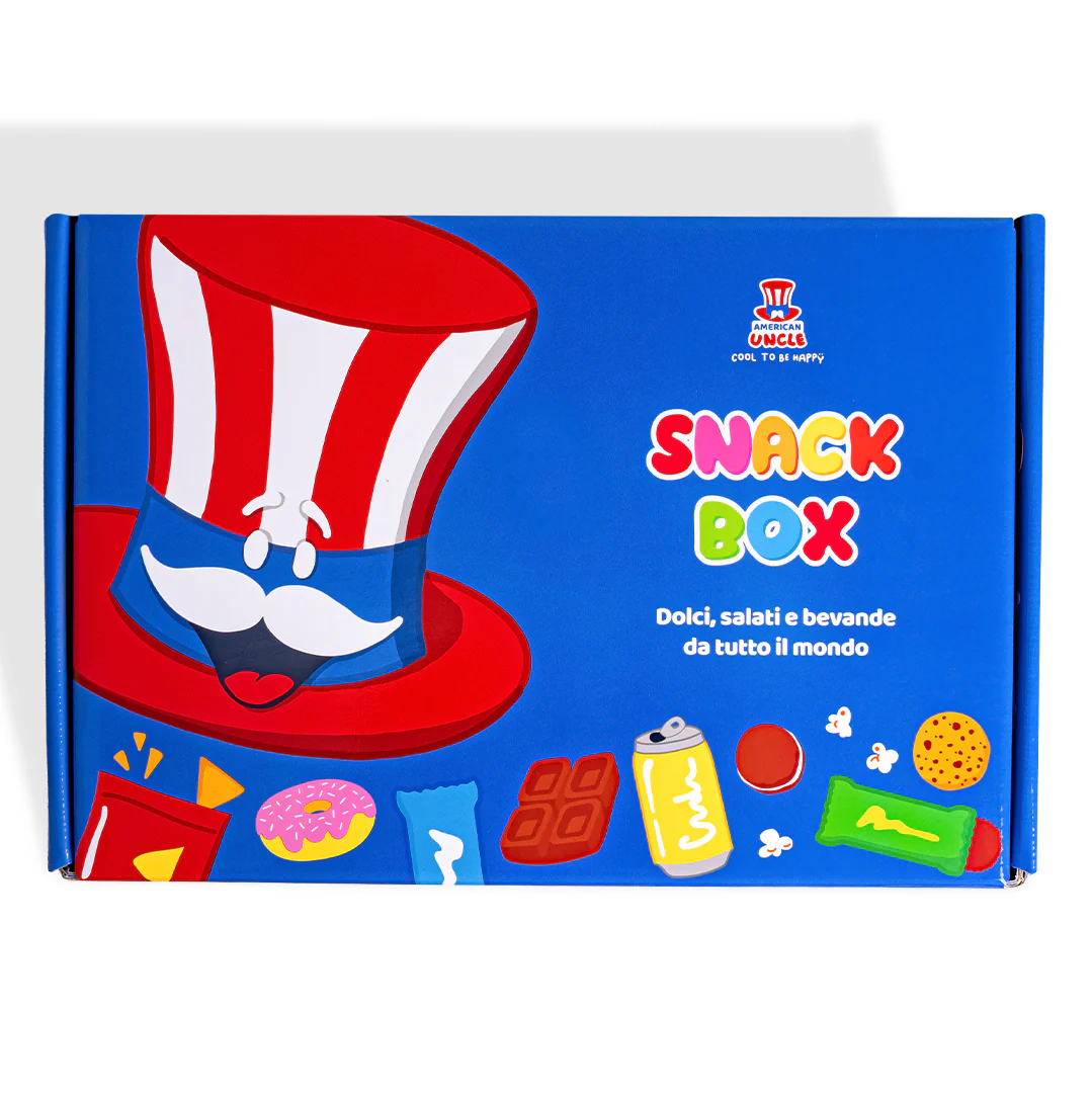 Snack box “Cool to be Happy”, scatola a sorpresa da 20 snack dolci, salati e bevande - Image 5