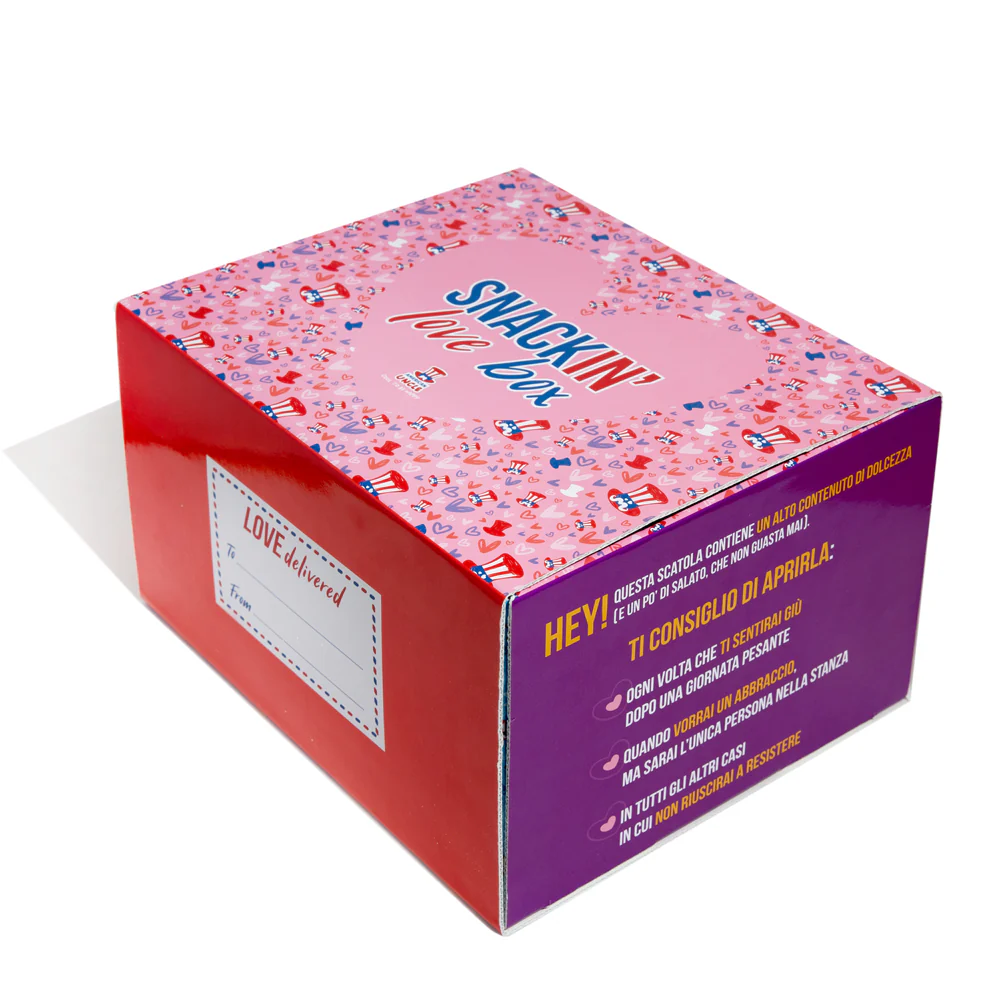 Snackin’ Love Box, scatola da 40 prodotti dolci, salati e bevande - Image 4
