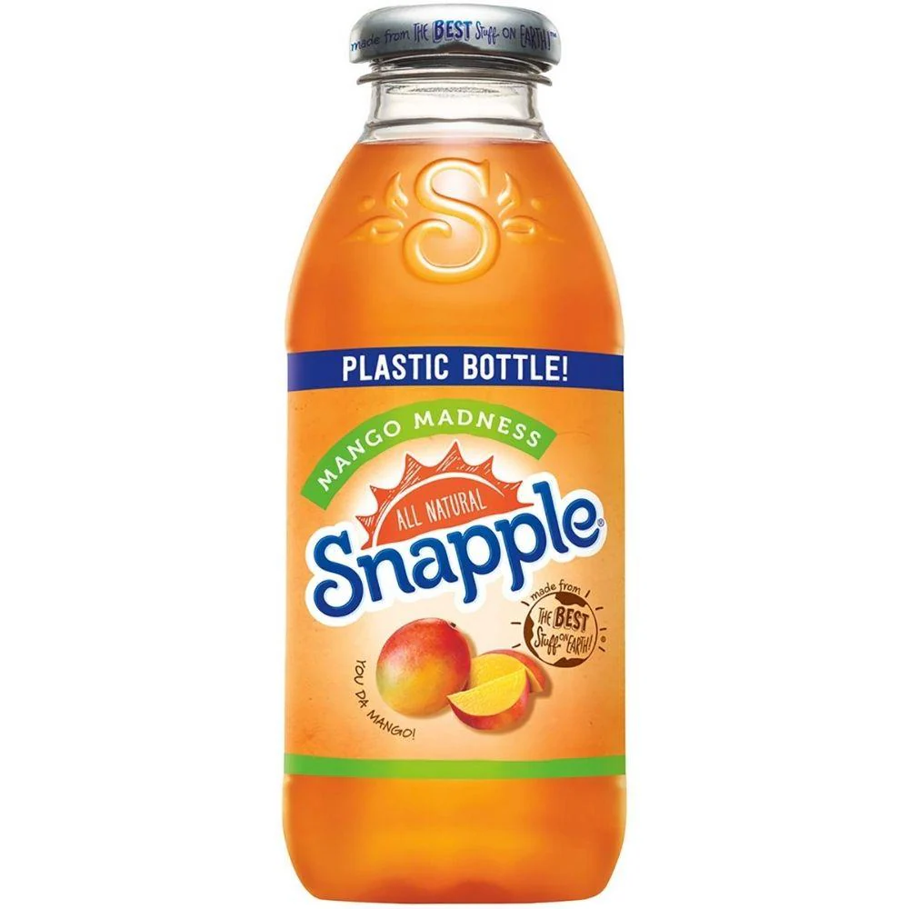 Snapple Mango Orange, bevanda all'arancia e mango da 340 ml