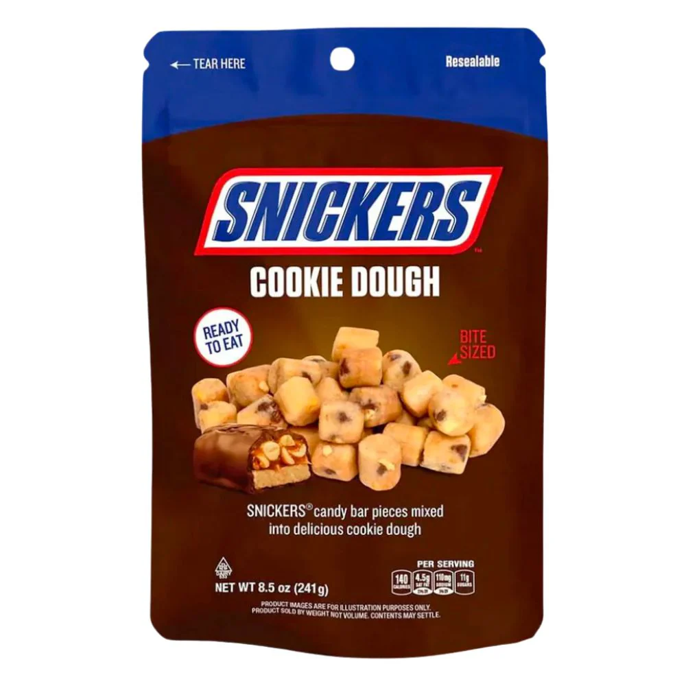 Snickers Taste Of Nature Cookie Dough, biscottini al gusto Snickers da 241g
