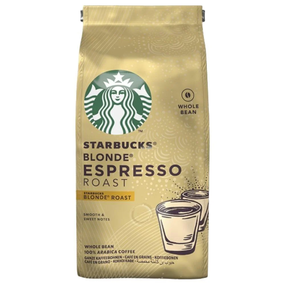 Starbucks Ground & Roast Blonde Espresso, preparato in polvere per caffè da 200g