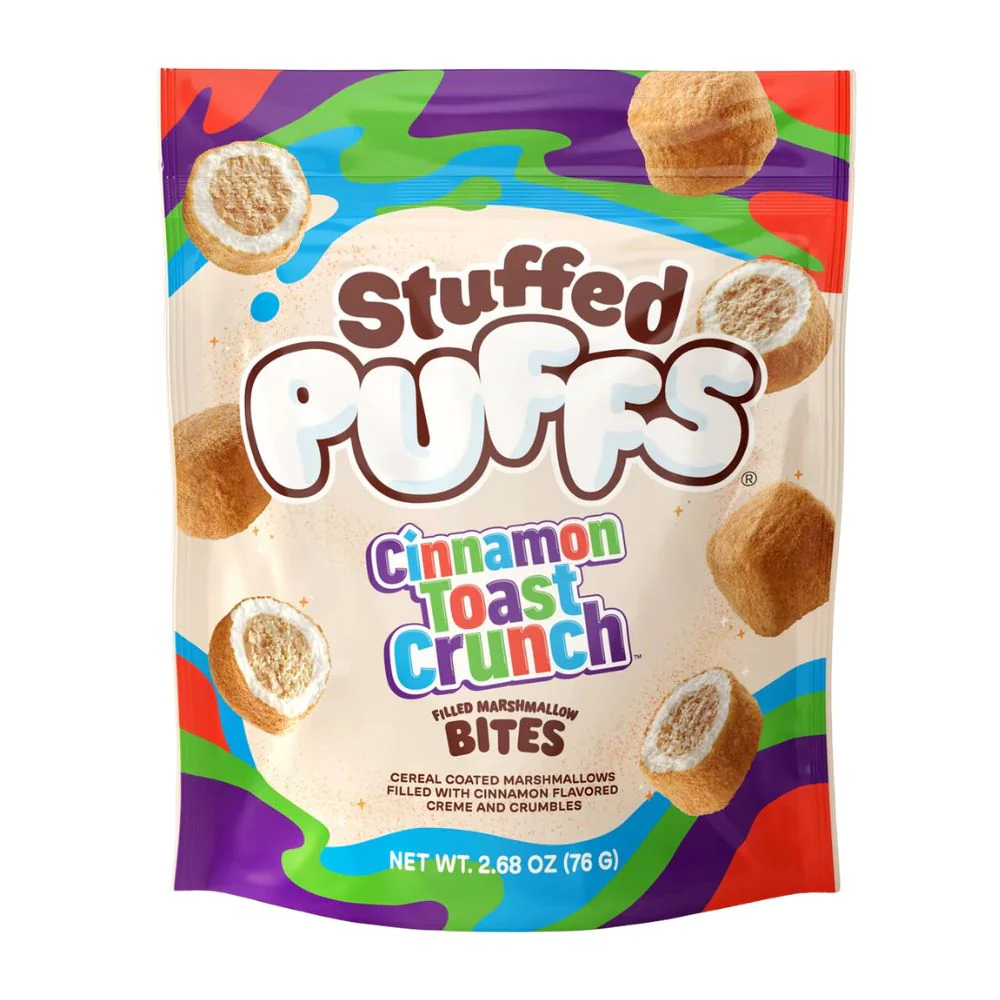 Stuffed Puffs Cinnamon Toast Crunch Bites, marshmallow alla cannella da 76 g