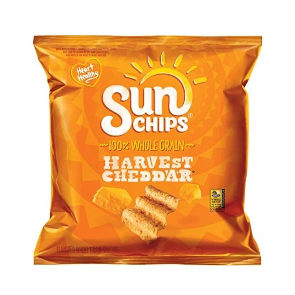 Sun Chips Harvest Cheddar, patatine integrali al cheddar da 43g