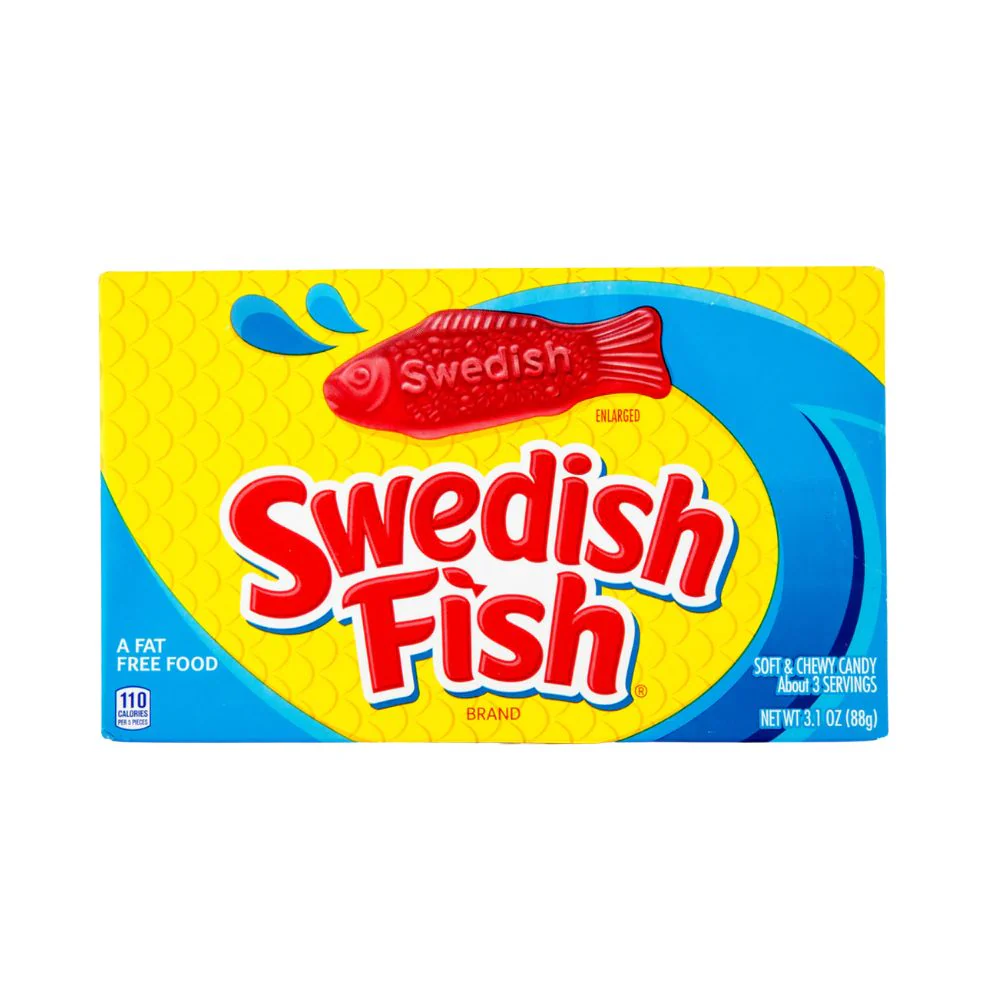 Swedish Fish, caramelle alla frutta da 88g