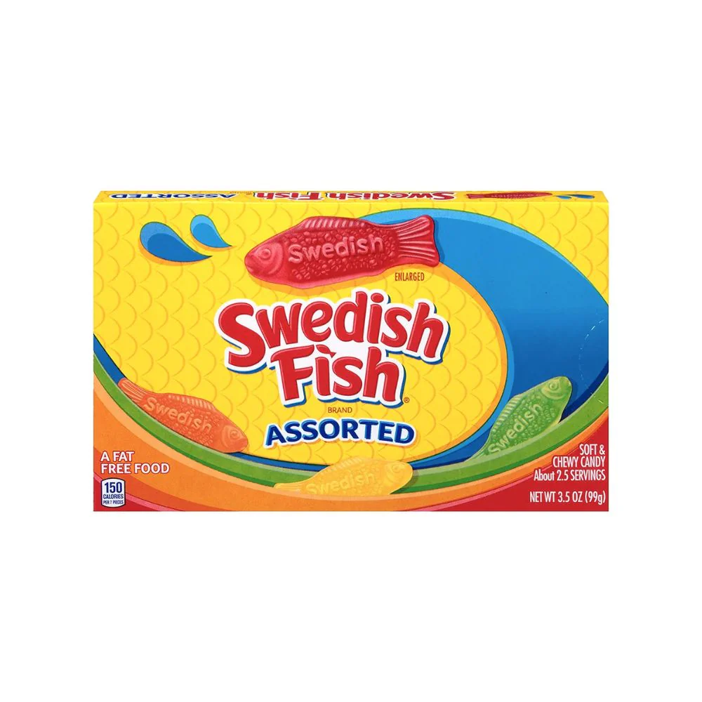 Swedish Fish, caramelle alla frutta da 99g