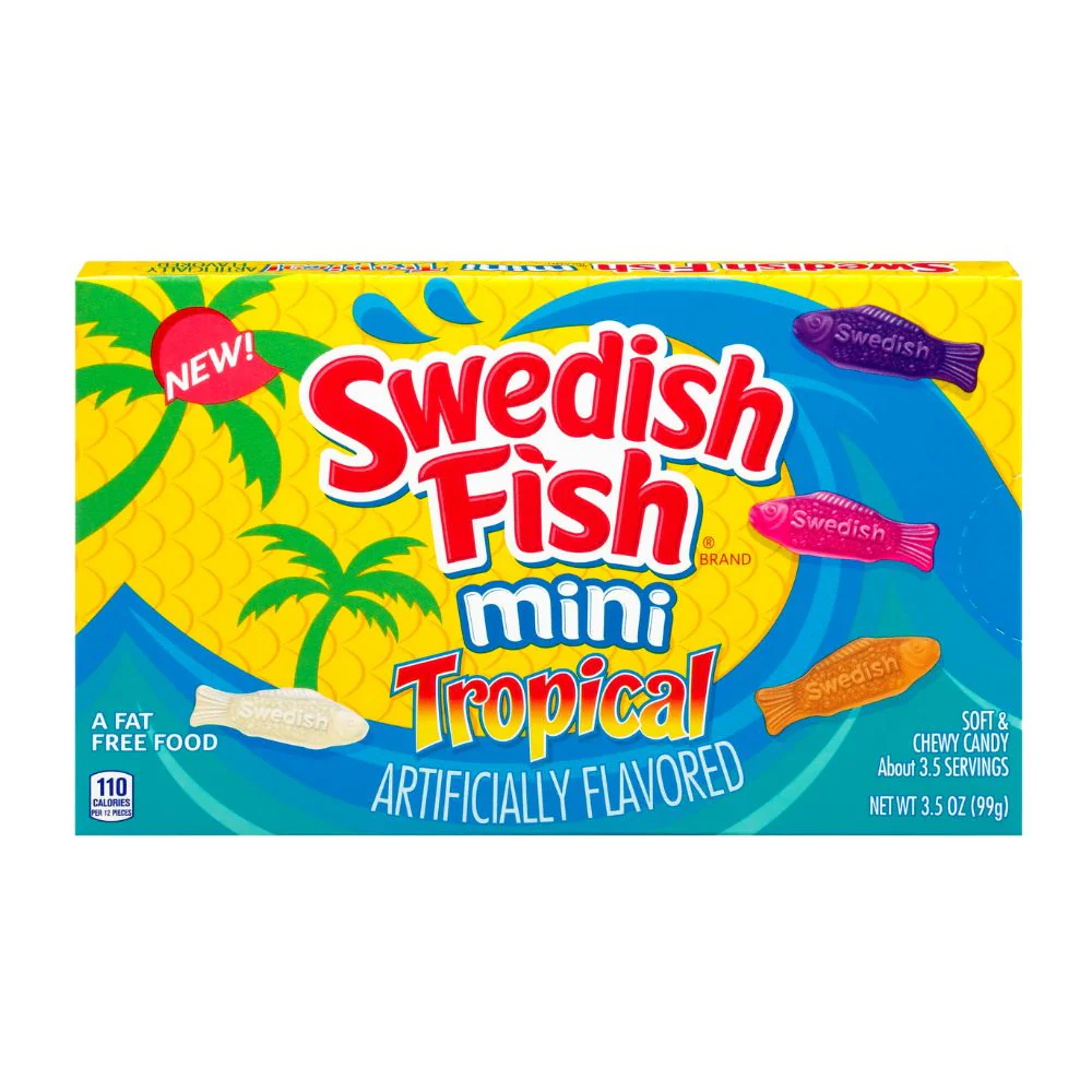 Swedish Fish Tropical, caramelle da 99g