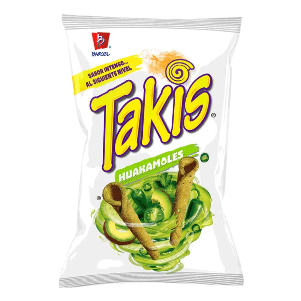 Takis Huakamoles, riccioli di tortillas piccanti al gusto di guacamole da 65g