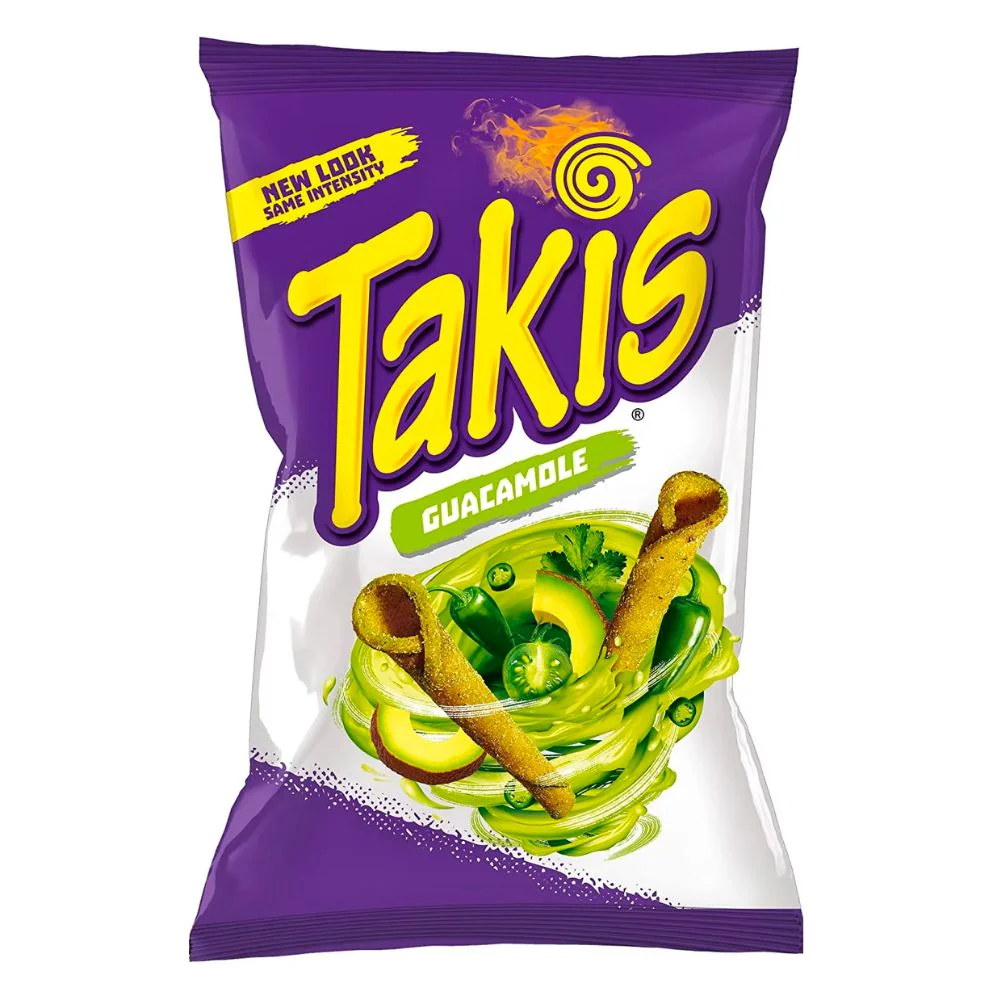 Takis Guacamole, riccioli di tortillas piccanti al gusto di guacamole da 92g