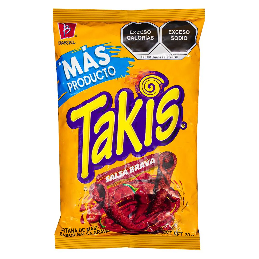 Takis Salsa Brava, tortillas al gusto di salsa brava da 70g