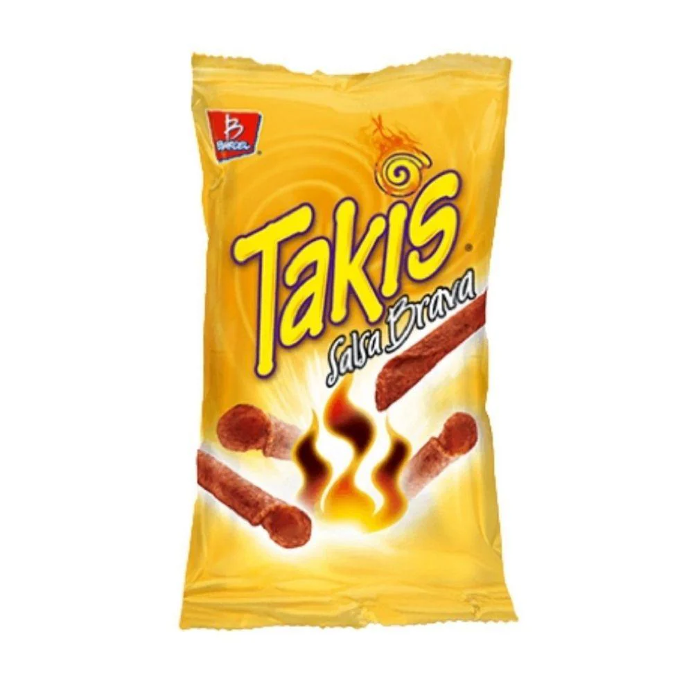 Takis Salsa Brava, riccioli di tortillas piccanti alla Salsa Brava da 68g