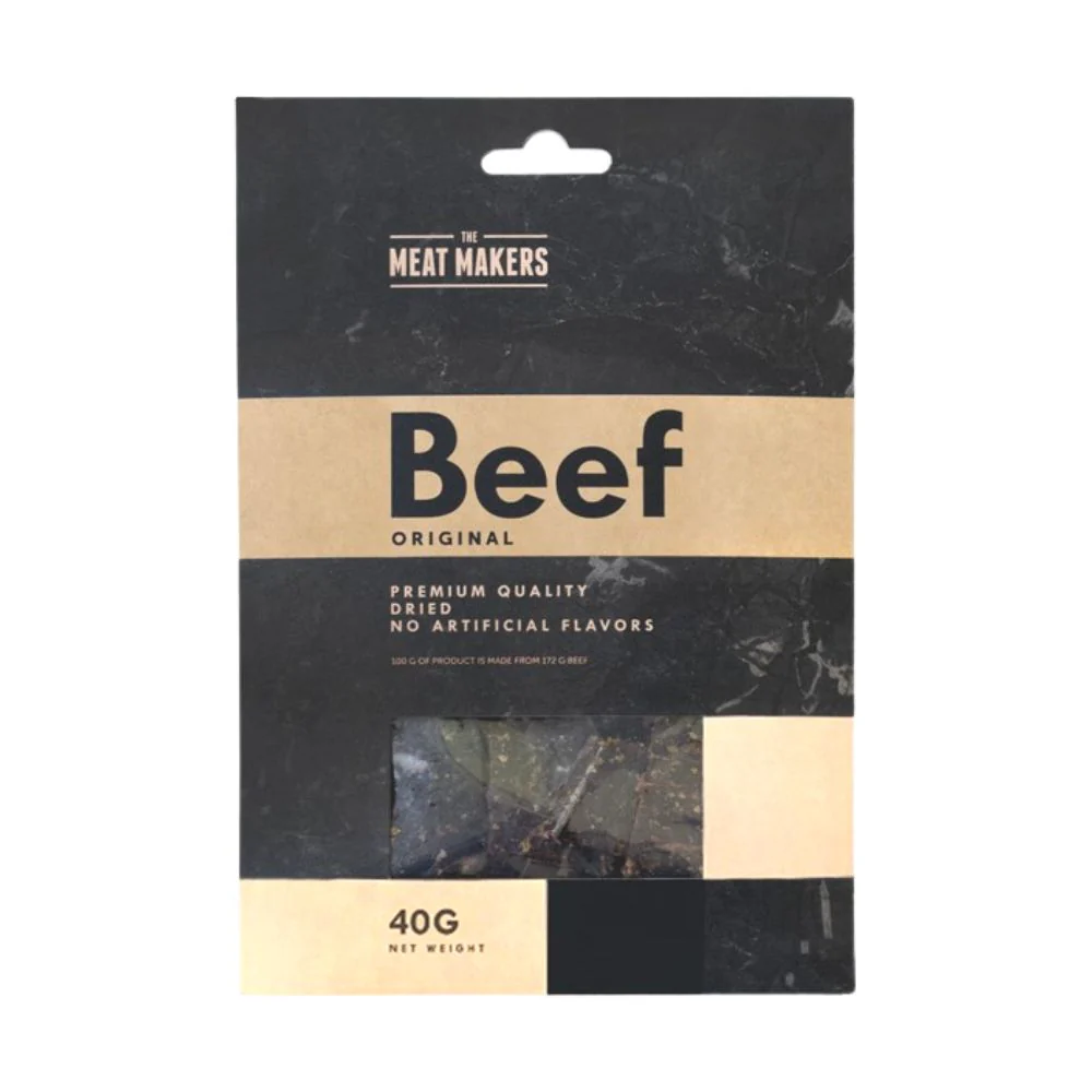 The Meat Makers Beef Original, carne secca da 40g