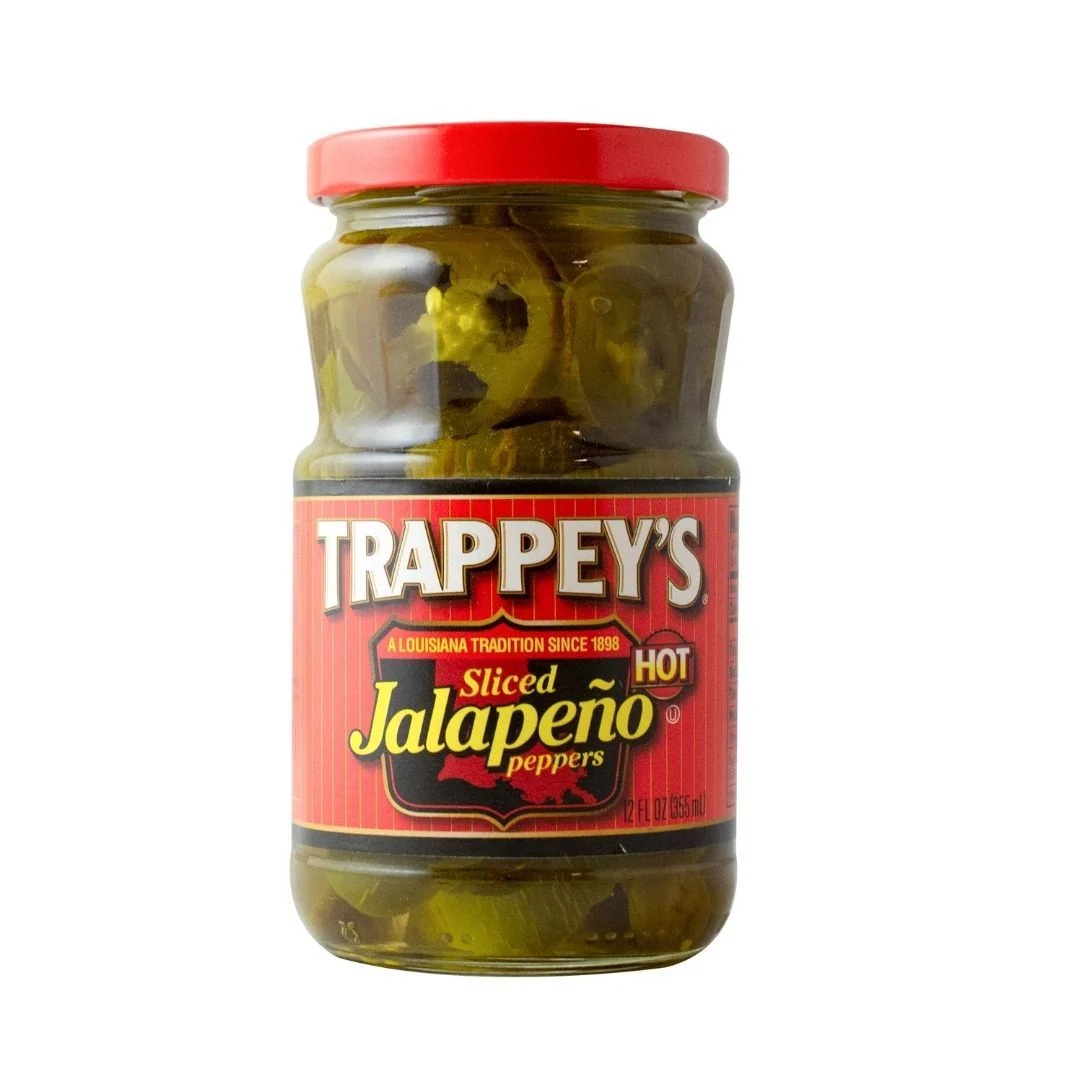 Trappey's Jalapeño Peppers Sliced, peperoncino jalapeño sott'aceto da 340g