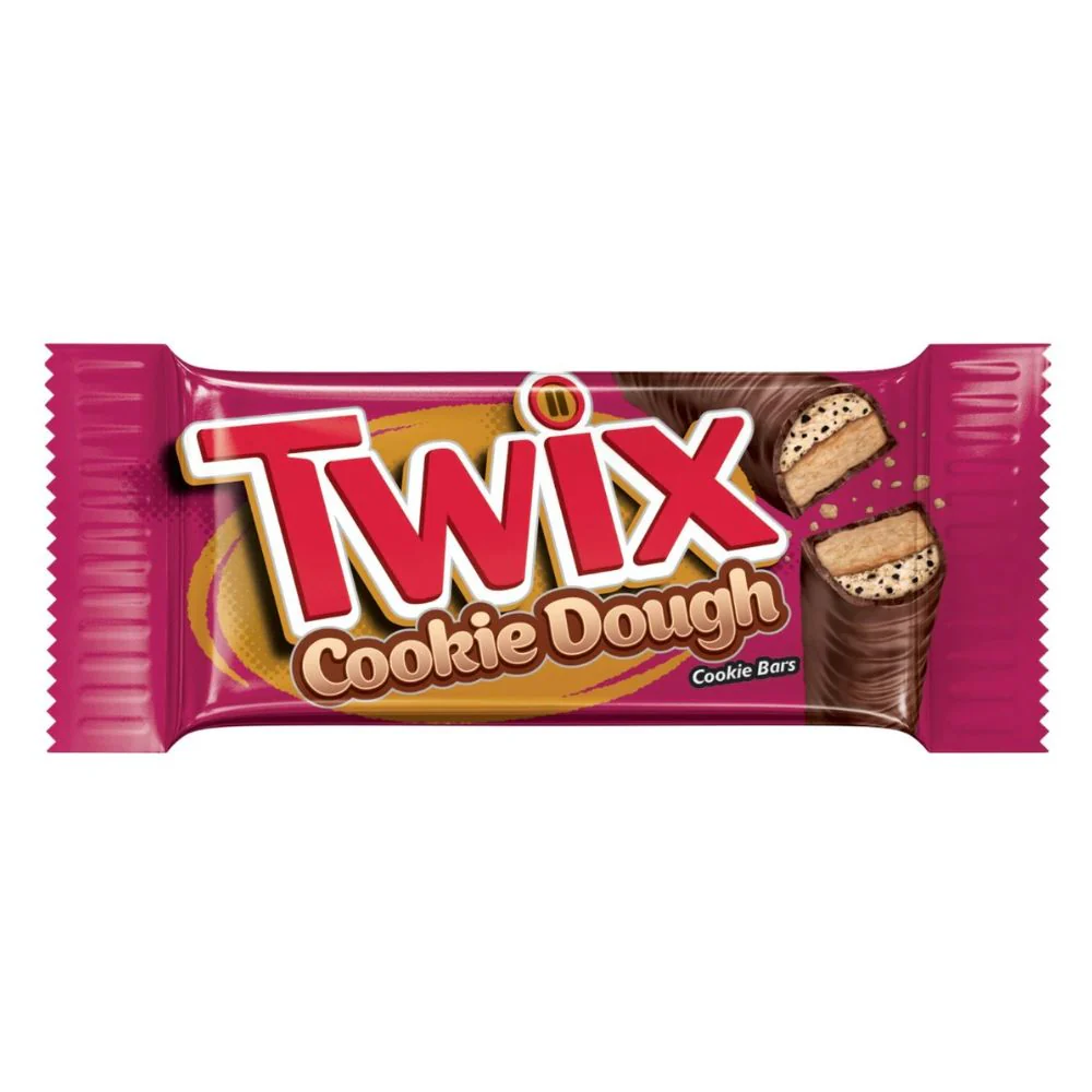 Twix Cookie Dough Cookie Bars, biscotto croccante con ripieno cremoso al gusto di cookie dough da 38,6g