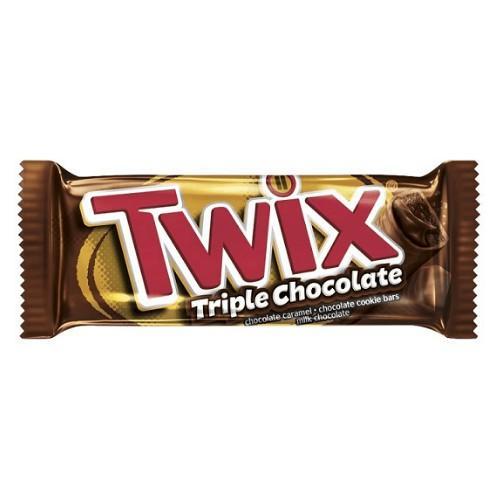 Twix Triple Chocolate, barretta al triplo strato di cioccolato da 40g