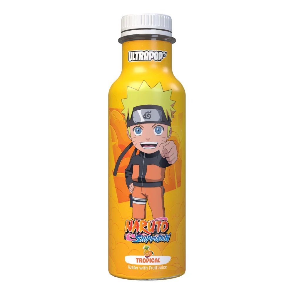 Ultra Pop Naruto Tropical, bevanda al gusto di frutta tropicale da 330ml