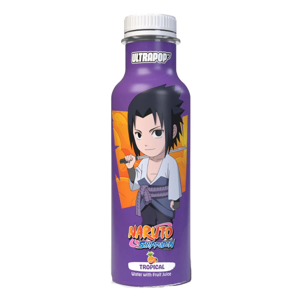 Ultra Pop Sasuke Naruto Tropical, bevanda al gusto di frutta tropicale da 330ml