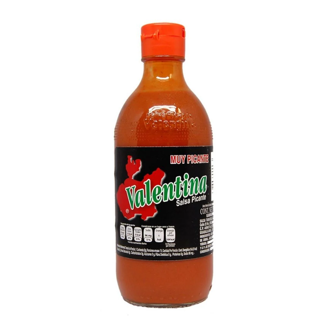 Valentina Salsa Picante Mexican Extra Hot Sauce, salsa messicana extra piccante da 370 ml