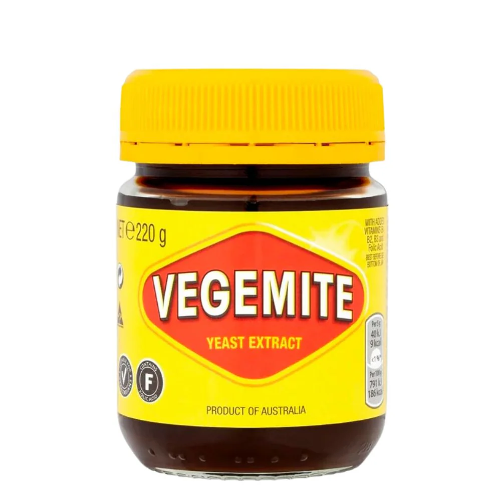 Vegemite Yeast Extract, crema spalmabile a base di lievito alimentare da 220g