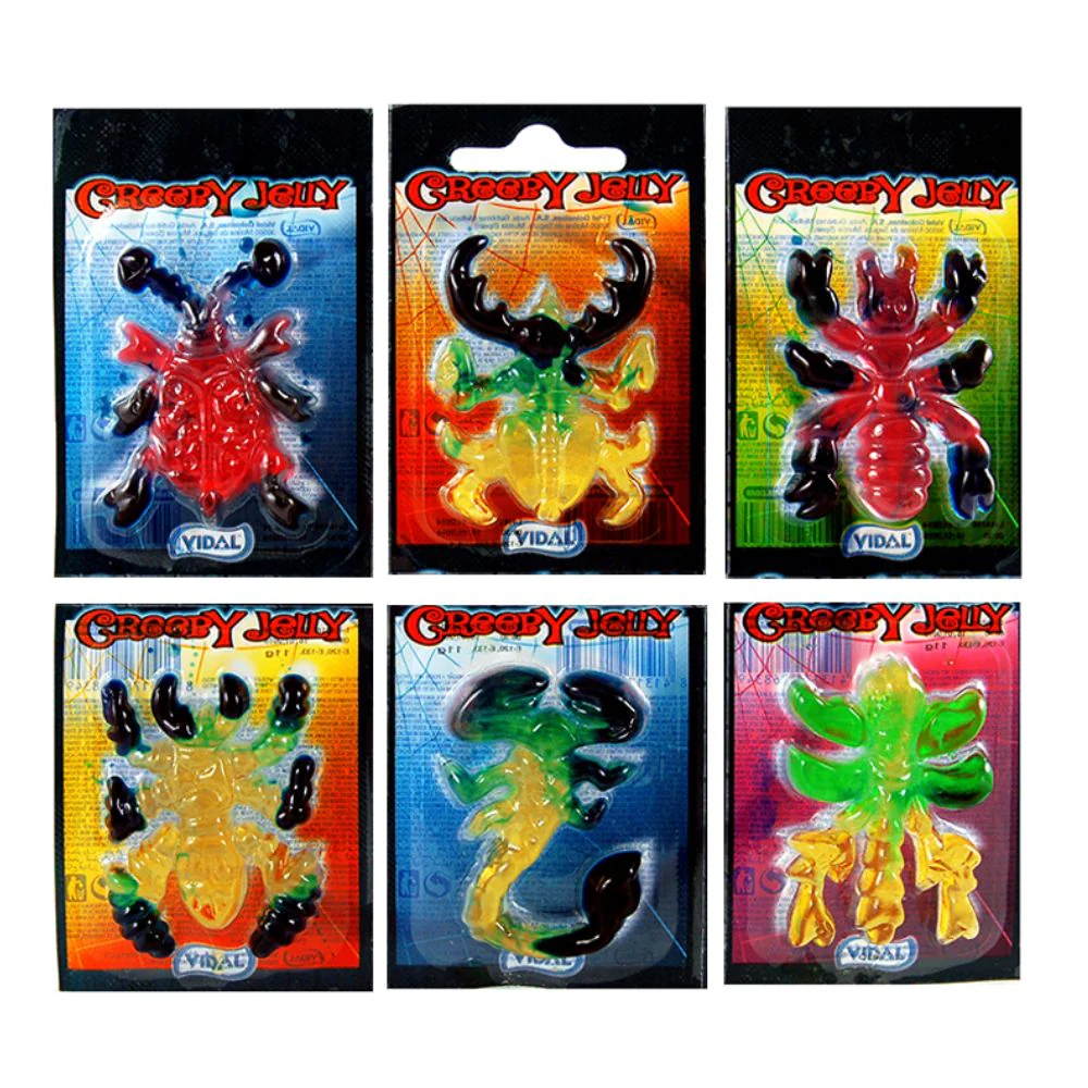 Vidal Creepy Jelly, caramelle gommose dalla forma di insetti da 66g