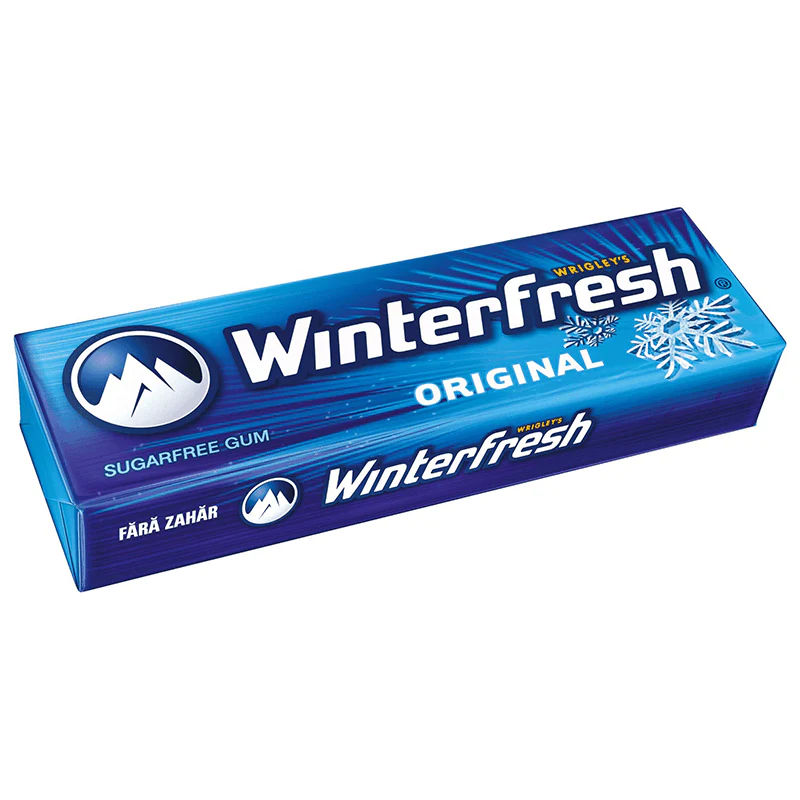 Winterfresh Original, chewing gum senza zucchero da 5 pezzi