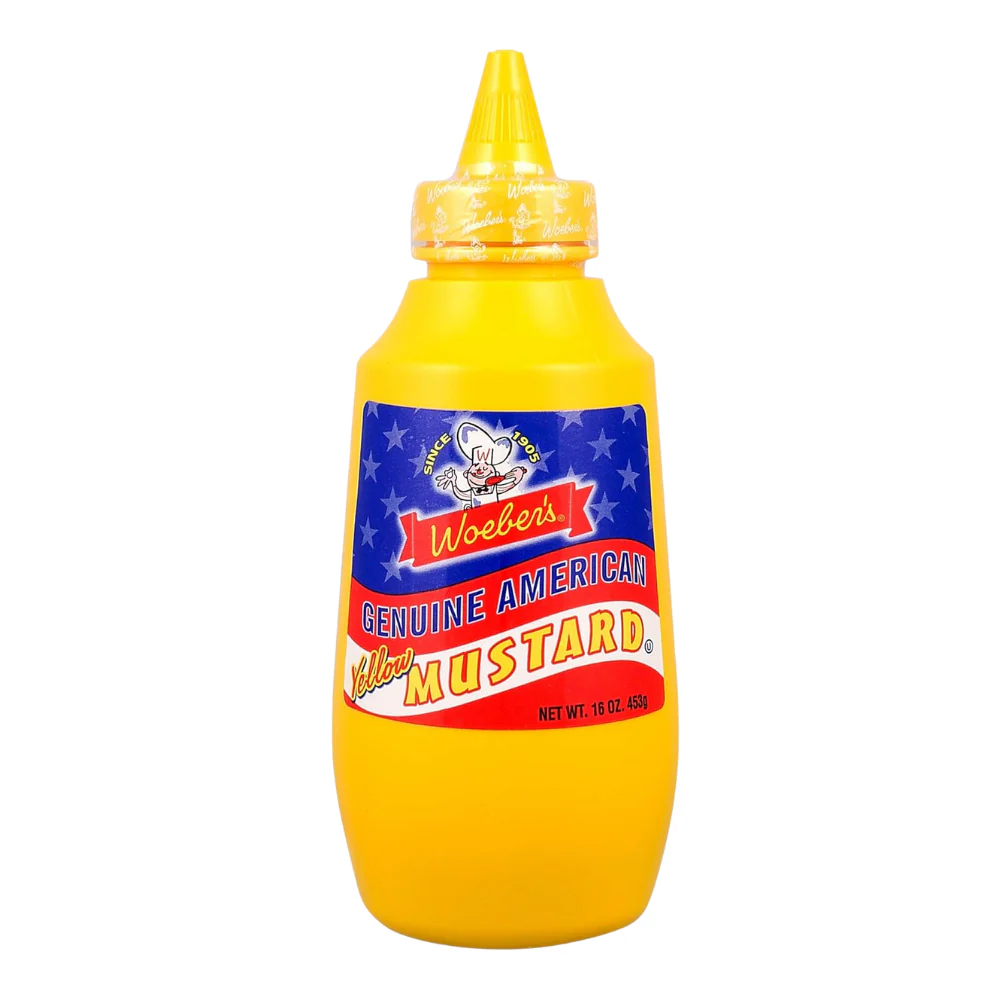 Woeber's Yellow Mustard, senape gialla da 255g