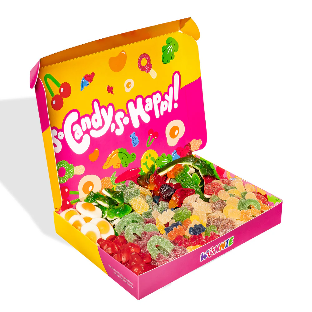 Wunnie box "Smile", scatola di caramelle gommose da comporre con i tuoi gusti preferiti - 1 kg - Image 6