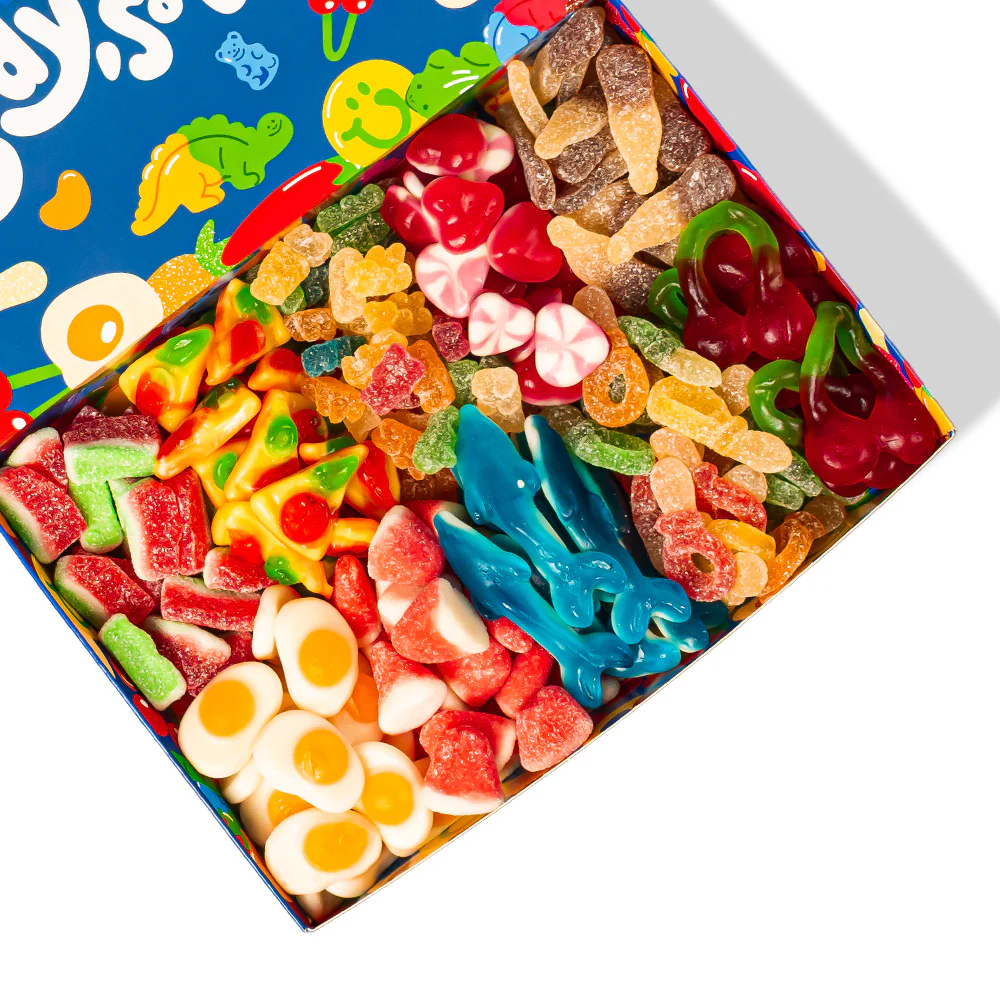 Wunnie box Blue "So Candy, So Happy", scatola di caramelle gommose da comporre con i tuoi gusti preferiti - Image 3