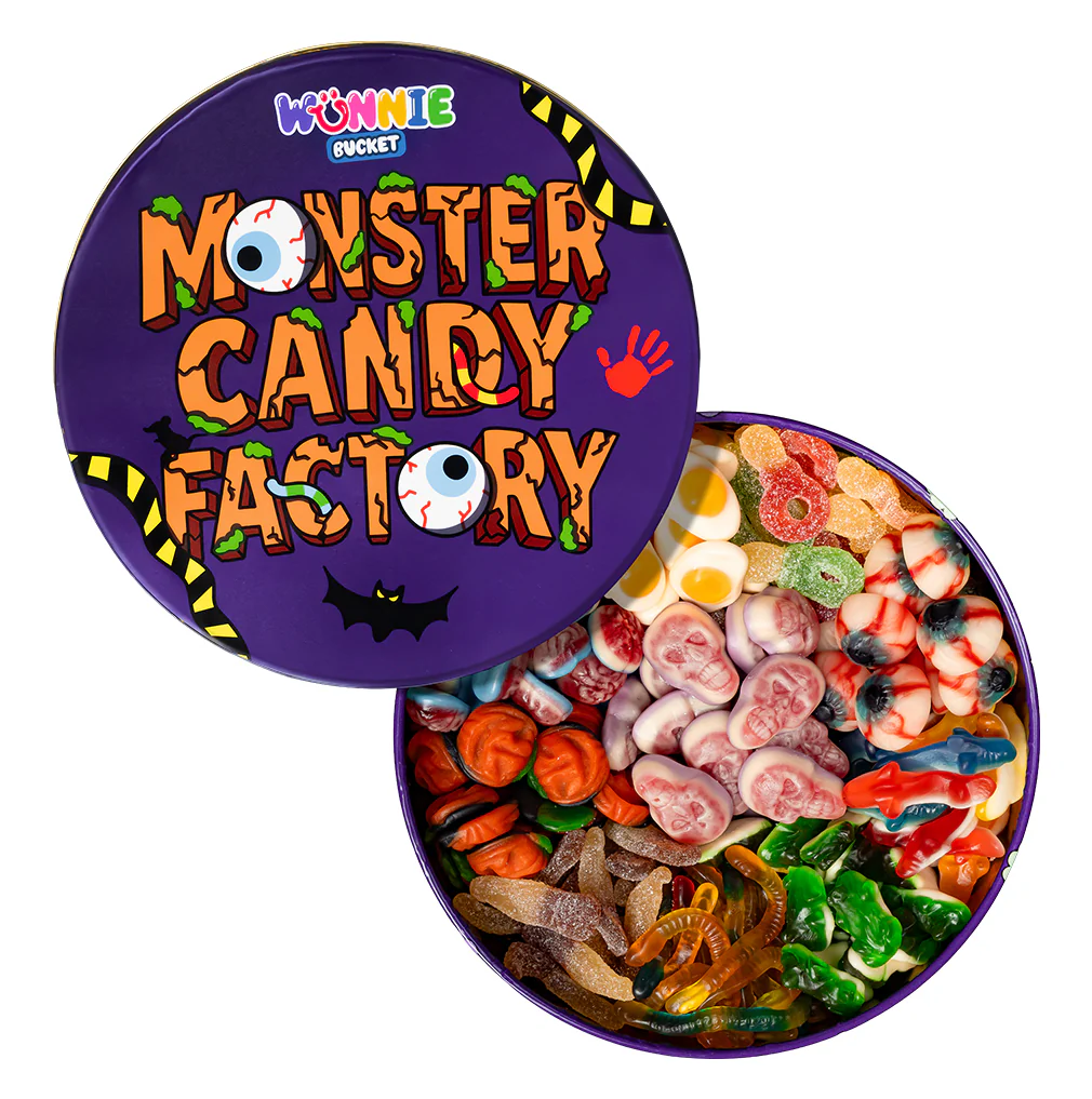 Wunnie Bucket “Happy Halloween”, latta da comporre con le tue caramelle gommose preferite - 2 kg - Image 3