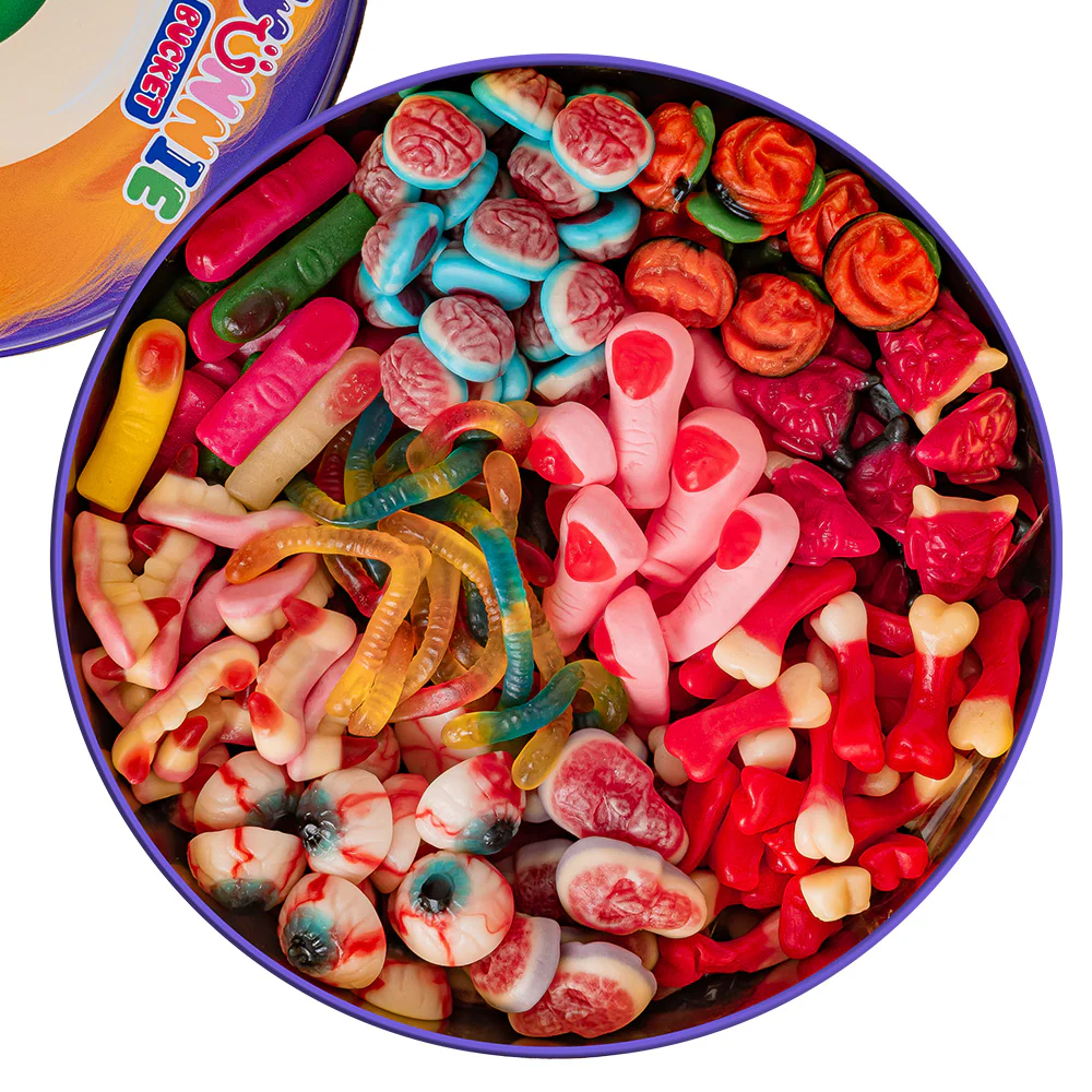 Wunnie Bucket “Happy Halloween”, latta da comporre con le tue caramelle gommose preferite - 3 kg - Image 4