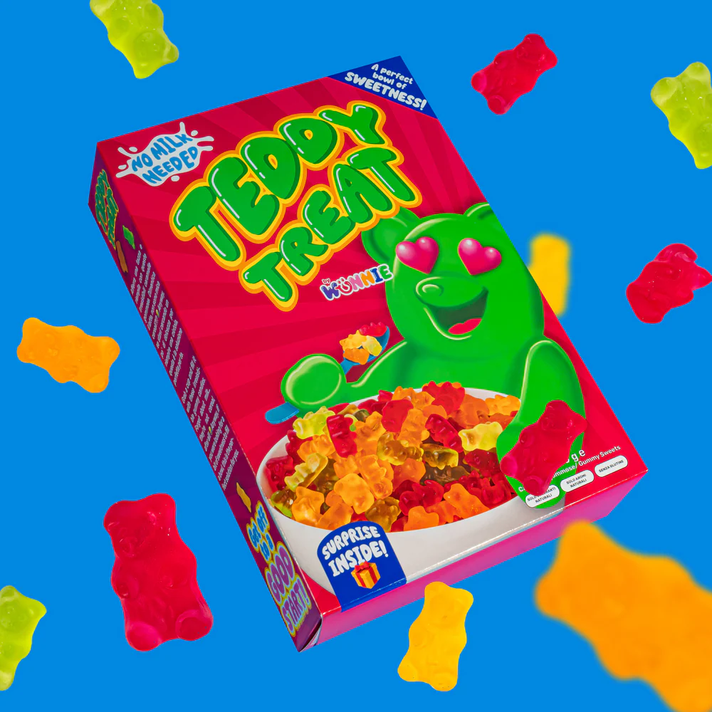 Wunnie Teddy Treat, scatola di orsetti gommosi da 1kg - Image 2