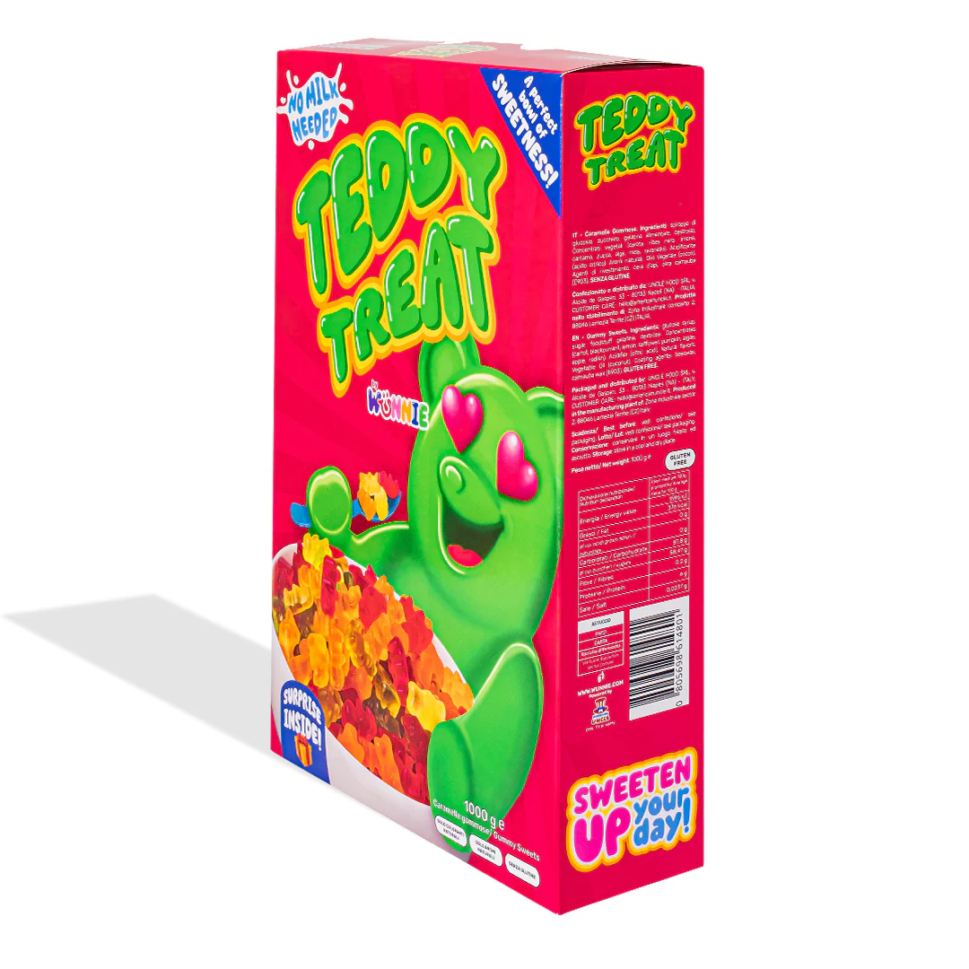 Wunnie Teddy Treat, scatola di orsetti gommosi da 1kg - Image 3