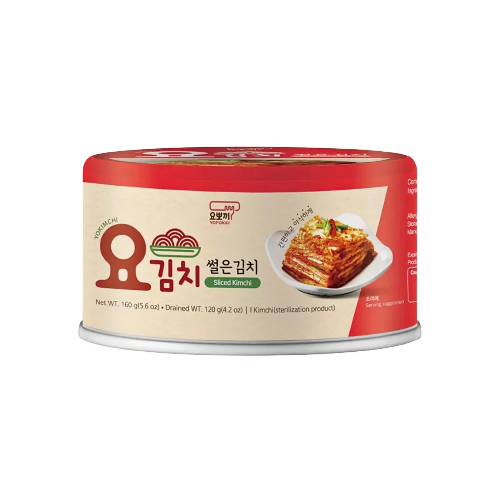 Yopokki Yokimchi Sliced Kimchi, kimchi già pronto e affettato da 160g